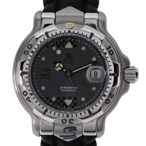NOS 29mm Tag Heuer Series 6000 SENNA Limited Edition #536/1000 Watch Ref: WH1314 - Picture 1 of 10